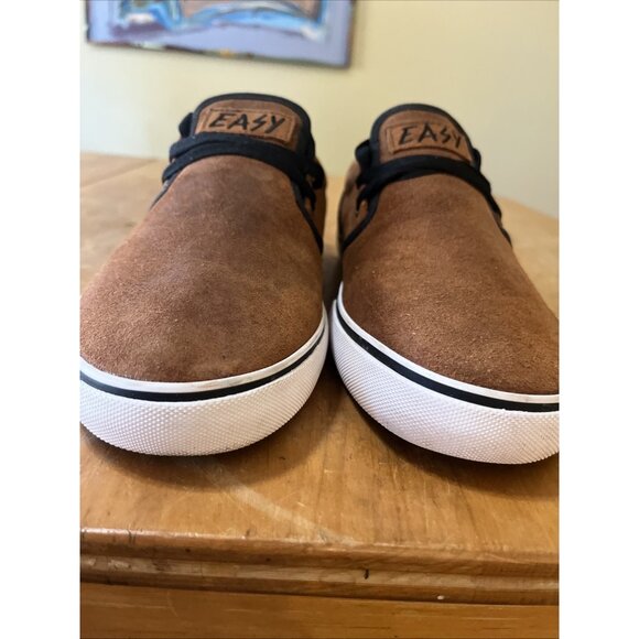 Fallen The “Easy” Mens Skate Shoe Sz 11 Pre Shutdown Brown With Black - Picture 2 of 11